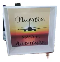 Comprar Alcancías Personalizadas En Madera (no Mdf) Vidrio C\u002Fvinilo