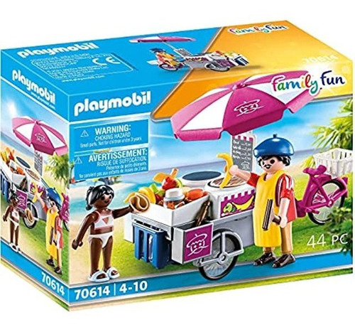 Playmobil Family Fun 70614 Venta De Crepé Móvil, 4 Años Y M