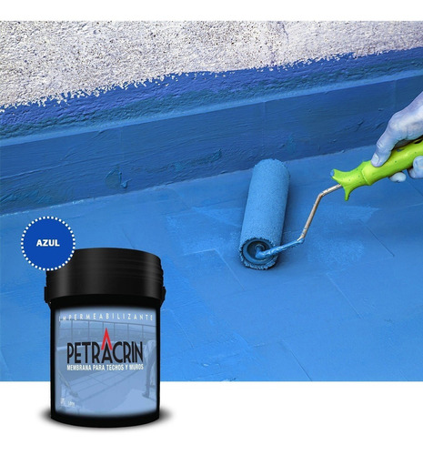 Imagen 4 de 7 de Membrana En Pasta Elastomerica Techo Rojo 20 Kg