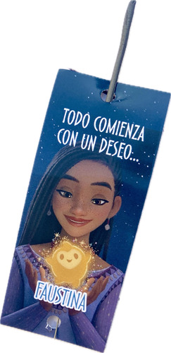 Souvenir Estrellita Wish Personalizado Cumpleaños X40