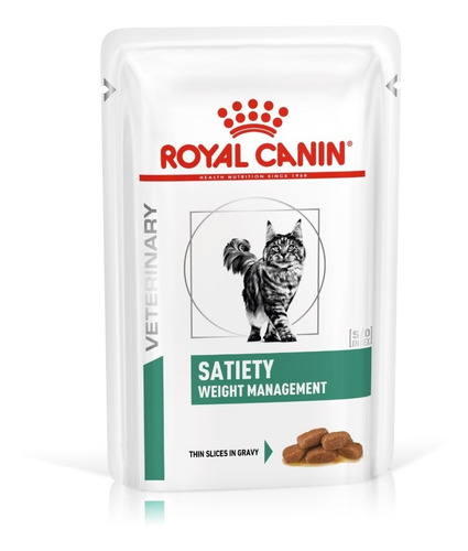 Imagem 1 de 5 de Alimento Úmido Royal Canin Gato Veterinary Satiety Sachê 85g