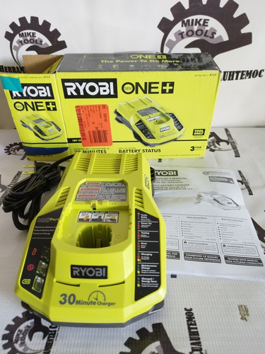 Cargador De Baterías Ryobi 18v Carga Rápida P117 (Usado)