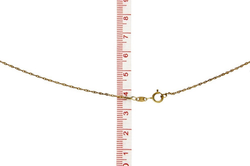 Imagen 4 de 4 de Collar Con Dije San Juditas Con Piedra, Oro 14k, 3.6 Gramos.