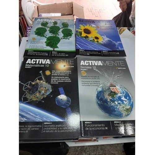 Activamente Lenguale Matematicas Ciencias Sociales 10 (Usado)