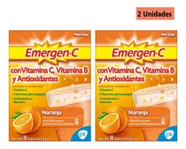 Comprar Pack X2 Suplementos Alimenticios Emergen-c X10 Sobres C\u002Fu