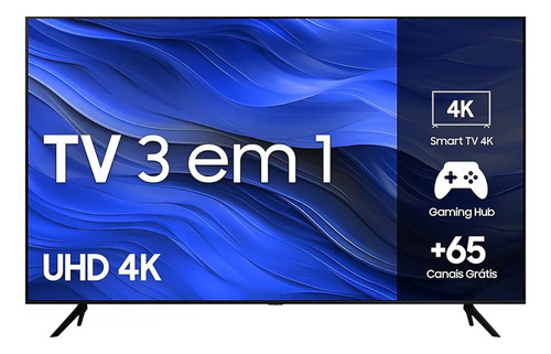 Smart Tv 55'' 4k Uhd 50cu7700 2023 Preta Samsung