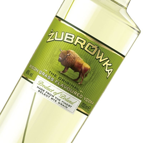 Imagen 1 de 3 de Vodka Zubrowka Bison Grass Vodka, 40° 750cc 