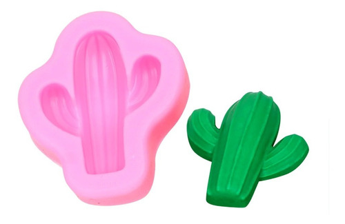 *molde Silicon Cactus Fondant Chocolate Jabon Pasta Resina Mexico Pastel Cupcake 