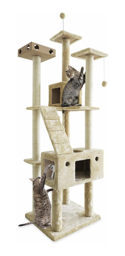 Arbol De Gato Furhaven Mascota | Tiger Tough Cat Tree House