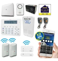 Comprar Kit Alarma Inalambrica X28 Domiciliaria Casa Llamador Gsm Comando Via App Celular