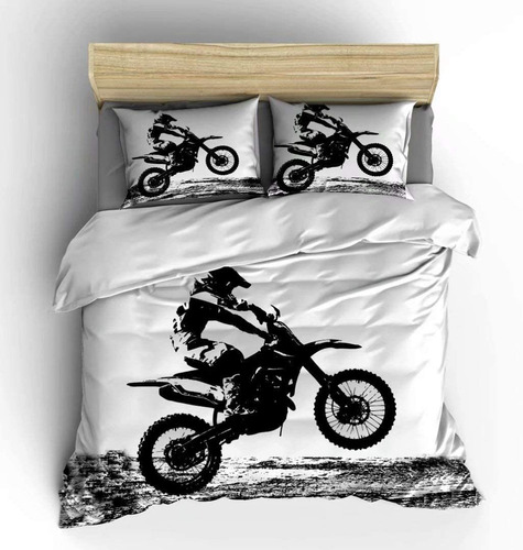 3d Carreras De Motos Deportivas Ropa De Cama De La Suci...