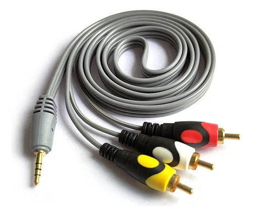 Cable Auxiliar 3x1 Estéreo Con Plug 3.5mm