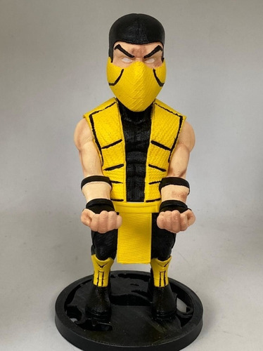 Soporte Joystick Scorpion Mortal Kombat Impreso 3d 