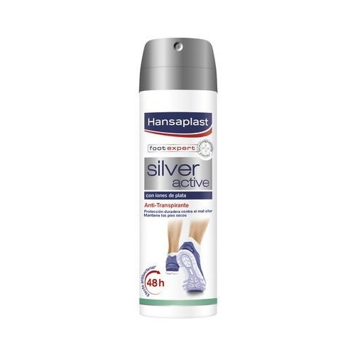 Hansaplast Spray Desodorante Para Pies Silver Active 150 Ml