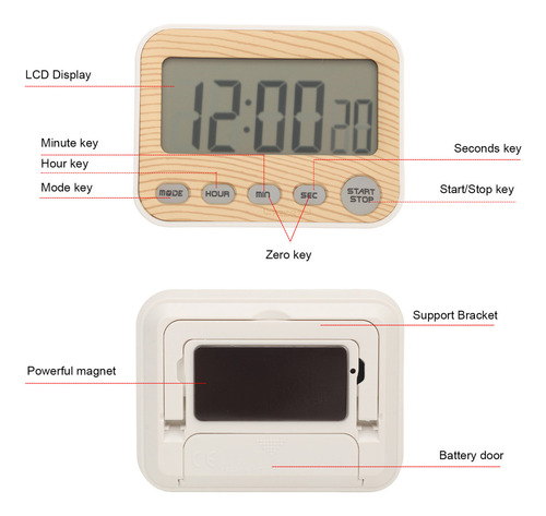 Classroom Timer Kitchen Original Woodgrain Precise User