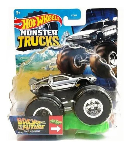 Carrinho Hot Wheels Monster Trucks 1:64 - Back To The Future