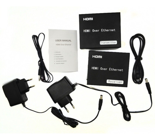 Extensor Hdmi 120m Via Cat6/cat5e 1080p Bivolt Hdmi 1.3