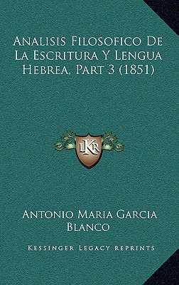 Libro Analisis Filosofico De La Escritura Y Lengua Hebrea...