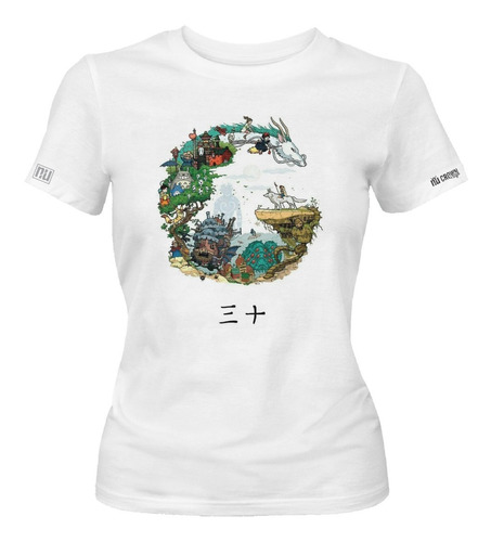 Camiseta Studios Ghibli Anime Totoro El Viaje De Chihiro Idk