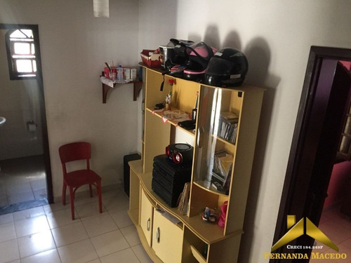 Sobrado Grande Com 3 Quartos A 500m Da Praia Em Itanhaém - Ca00019 - 34079318