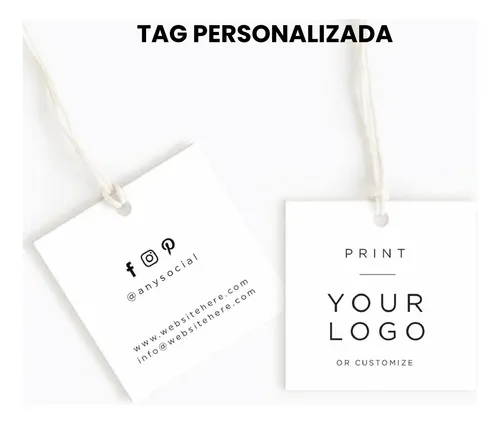 Tag Personalizada | 4x4 | 43x48mm | 1.000un Tag Personalizada | 4x4 | 43x48mm | 1.000un