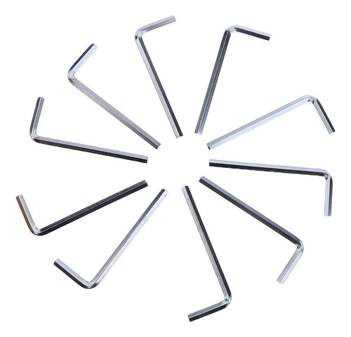 5 X 10 Piezas Allen Llave Hexagonal De