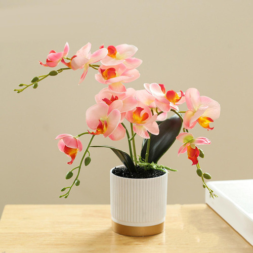 En Macetas De Flores Artificiales, Centros De Mesa Con