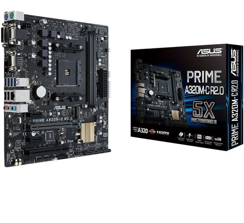 Motherboard Asus A320m-c R 2.0 Prime Am4 Ddr4 Tranza