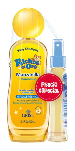 Shampoo Risitos De Oro + Agua De Colonia 250 + 100 Ml