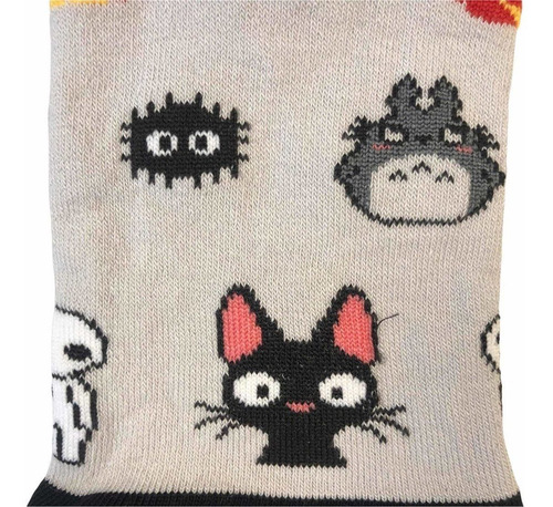 Imagen 5 de 9 de Medias Largas Studio Ghibli Totoro T. Único Gastovic Anime