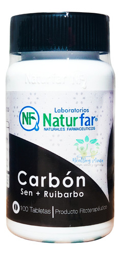 Carbon Con Raiz De Ruibarbo 100 - Unidad a $480