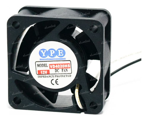 Fan Cooler 40mm X 40mm X 20mm 12v Buje Pack X2