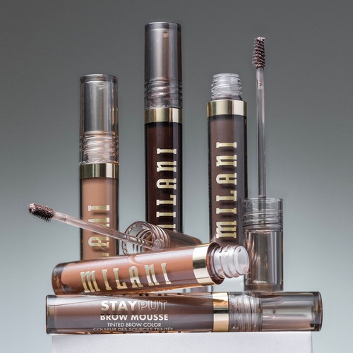 Tinta Para Cejas Stay Put Brow Mousse Milani Color 120 Medium Brown