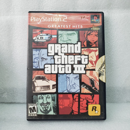 Grand Theft Auto 3 Jogo Ps2 Original Seminovo (Usado)