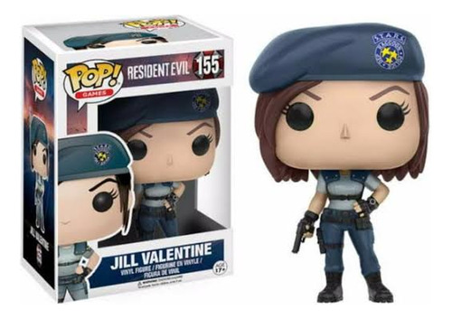 Funko Pop Resident Evil Jill Valentine Incluye Protector 