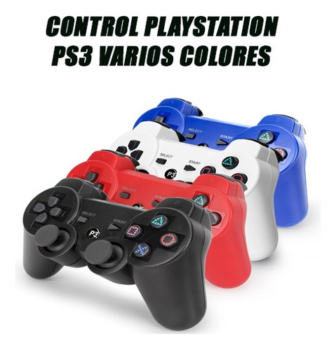 Control Ps3 Inalambrico Dualshock 3 De Colores Sony 