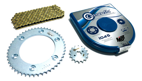 Kit Arrastre Cassarella Honda Xr 150 L - Cadena Reforzada