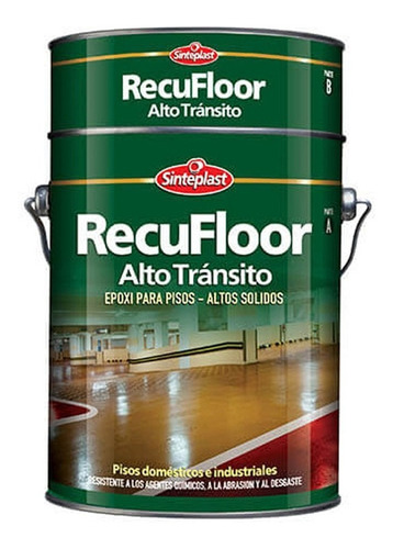 Pintura Epoxi Recufloor Alto Transito 1 Lt Sinteplast