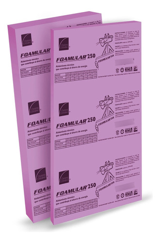 Poliestireno Foam 250 122 X 61 X  2.5  Cm  Incluye 4pzas