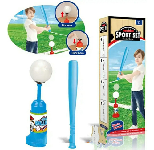 Set De Beisbol Para Niños Lanzador De Pelota