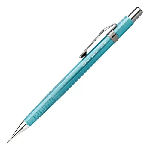 Lapiseira 0,5mm Pentel P205 Azul Metalico