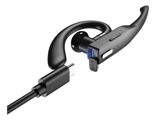 Audífonos Hi-end Pro Manos Libres Bluetooth 5.1 Color Negro Luz Azul