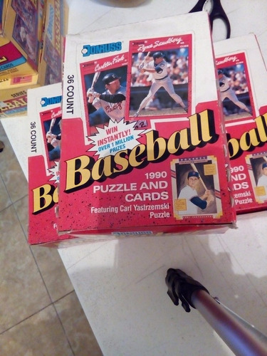 1990 Donruss Baseball 3 Cajas 118 Sobres