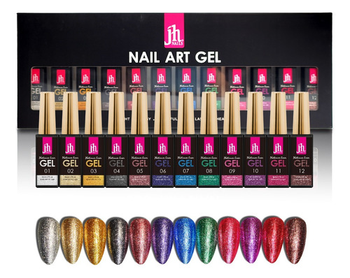 Nail Art Gel Kit 12 Colores