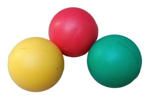 Imagen 3 de 8 de Kit Rehabilitacion Pelotas Antiestres X3 + Mano Flex X3