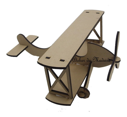 Avião Pequeno Principe 100cm Mdf