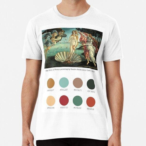 Remera Paleta De Colores Del Nacimiento De Venus De Sandro B