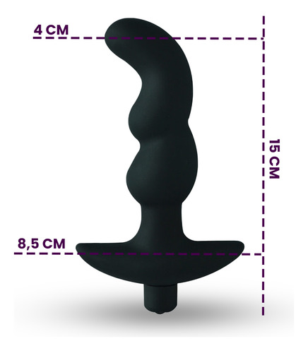 Estimulador Próstata Iniciador Prostatico Sex Shop Vibrador
