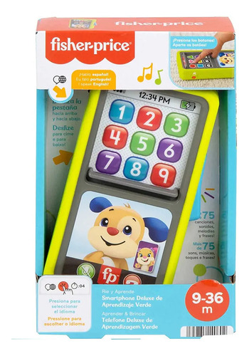 Set De Llaves Aprende Conmigo Y Smartphone De Fisher Price Verde Celular