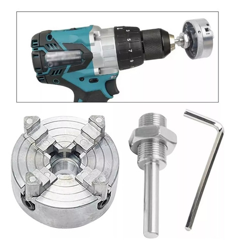Taladradora Mini Lathe Chuck De 4 Mordazas